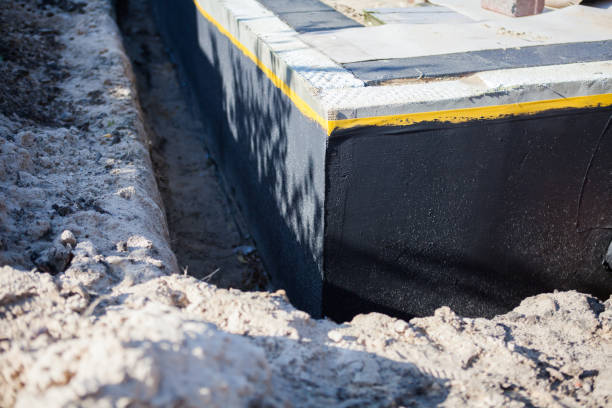 Residential Waterproofing installation at a Manville, NJ home by SJ Waterproofing Pros